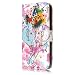 Produktbild Samsung Galaxy J3 2017 DUOS Hülle Luxus PU Leder Brieftasche Stoßfest Elefant Relief Handyhülle für Samsung J330 Galaxy J3 2017 DUOS Schutzhülle Handytasche Flip Ledertasche, Pink