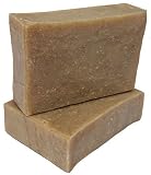ATTIS - Moringa Jabón Natural Artesanal Vegano con Manteca de Carité Pomelo Aceite Esencial Polvo Moringa 1 Unidad