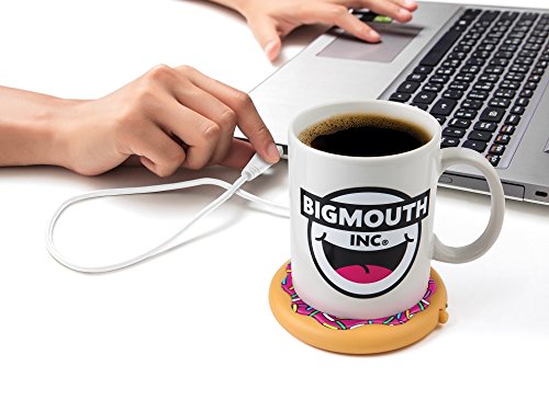 Preisvergleich Produktbild Bigmouth Tassenwärmer Mug Warmer Donut Form Wärmeplatte per USB Kabel