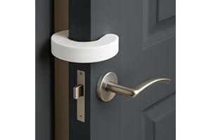 BABY SPROUT® 8 Pack Foam Door Finger Guards – Baby Safety Door Slam Stoppers to Protect Little Fingers | Soft Foam Door Safety for Children | Prevent Finger Pinch Injuries & Door Lock-ins (White)