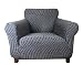 Produktbild Welle - Stretchhusse (GrauPerle) hussen für sessel 1 sitzer - sofahusse