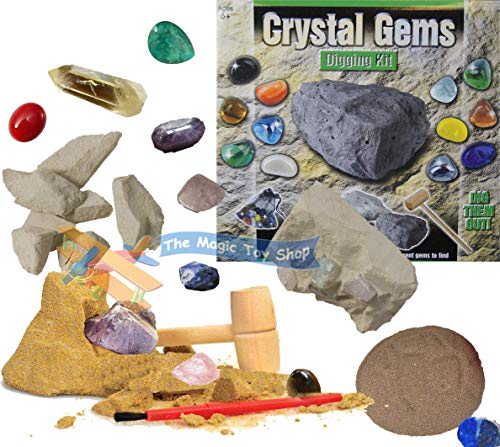 Cristallo Gemme Per scavare Kit con Borsa