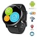 Produktbild Konnison-09 4G Android Smart Phone Watch, Wasserdichte IP67-Kamera mit GPS-Navigation 8MP, mehrere Sportmodi-Armbanduhr, Herren-Smartwatch-Wärmemessemonitor, 2,03 Zoll