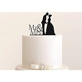 Cake Topper 'Kuss' Aus Acryl – Weißer Tortenstecker Für Hochzeitstorten, Ca. 16x15 Cm, Made In Germany