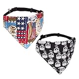 Ein schönes Geschenk - 2 Packungen stilvolle Halstücher für Hunde und Katzen, wie Teddy, Teacup Puppy, Chihuahua, Yorkie Girl usw. Für den täglichen Gebrauch geeignet. Perfekt für Verkleidungen, Partykostüme, Hochzeiten, Geburtstage und Feiertage.