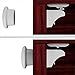 Joyworker Magnetic Cupboard Locks for Baby Care Child Proofing - No Tools Needed (4 Locks + 1 Key)