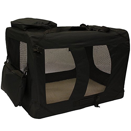 LIVIVO--Lightweight-Premium-Dog-Cat-Puppy-Fabric-Portable-Carrier-Folding-Crate-Cage-Pet-Travel-Foldable-Bag