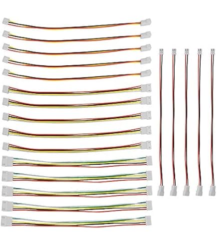 Mr.-Stecker Modellbau – Lot 2 Mini Connecteurs JST 4 Broches 1.0 SH Avec Câble 28AWG 15 Cm + Prise – Qualité Allemagne