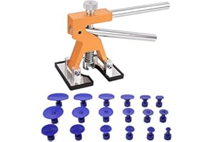 CENPEK Narzędzie do naprawy wgnieceń karoserii do usuwania wgnieceń, zrób to sam zestaw narzędzi do usuwania wgnieceń bez malowania z zakładkami narzędzie do naprawy wgnieceń