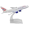 SCHUBERT only for Display Diecast Aeroplane Scale Model Size -16 cm X 14 cm (British Airways),multicolor