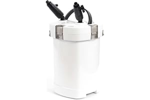 SunSun HW-504A Filtro Esterno per acquari con Pompa 800 l/h, Filtro a 4 stadi con mezzi e spugne filtranti Inclusi