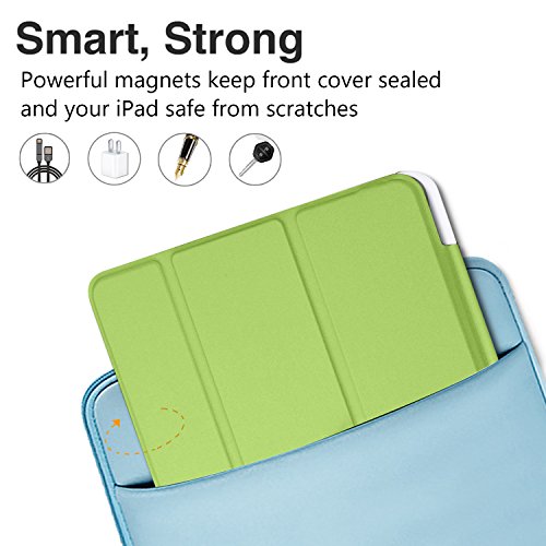 Huawei MediaPad T3 10.0 hülle, IVSO hochwertiges PU Leder Etui hülle Tasche Case – mit Standfunktion, super 360° Anti-Wrestling, ist für Huawei MediaPad T3 10.0 Tablet-PC perfekt geeignet (Grün) - 5