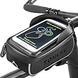 Cubierta de pantalla universal y transparente. La bolsa para bicicleta con pantalla de TPU es una excelente idea para hacer que su teléfono sea visible mientras se monta en bici. La ventana ofrece una gran sensibilidad a la pantalla táctil, permitiendo usar las funciones de su terminal. Además es muy conveniente para usar la función "mapas" del teléfono móvil o atender una llamada sin tener que sacarlo de la bolsa