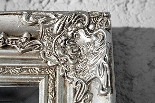 DuNord Design Wandspiegel Standspiegel BAROCCO XL silber 185cm Barock Design Spiegel - 5