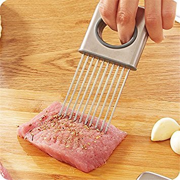 Best Zwiebelhalter Tomate Schneide Fleischhammer Edelstahl Küche Gadgets Gemüse Werkzeuge Kochen Werkzeug Küche Zubehör - 4