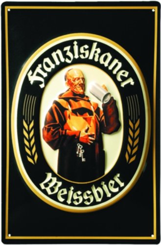 Preisvergleich Produktbild Schild Alu Artdeco Franziskaner Weissbier 300x200mm