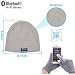 Produktbild Fone-Case BlackBerry Porsche Design P'9983 (Light Grey) Wireless Bluetooth Beanie-Hut mit Stereo-Kopfhörer-Headset-Lautsprecher Hands-Free Eingebaute und Touchscreen-Handschuhe mit 3 Fingern Silber beschichtete Nylon Faser-Spitzen