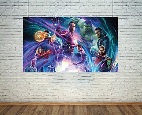 GADGETS WRAP 50 x 90 cm Avengers Infinity war Iron Man Hulk Thor Doctor Strange Matte Photo Paper Wall Poster