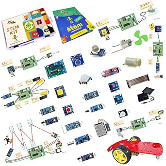 Quad Store STEM based DIY learning activity educational electronics kit for science, robotics, school, college, hobby, projects