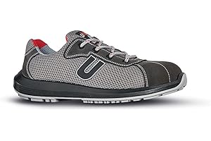 U-POWER RR20016-39, RR20016-39-Calzado de Seguridad Gama Rock&Roll Modelo Coal S1P SRC Talla Unisex Adulto, Gris, 39 EU