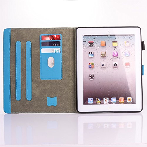 inShang iPad Hülle Schutzhülle für iPad 2 3 4, PU Leder, Ständer Etui Tasche Smart Case Cover mit Automatische Einschlaf/Aufwach - 6