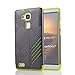 Produktbild Ascend Mate 7 Schutzhülle, Mate 7, Huawei Mate 7 Cover, m. jvisun bicolor Design Case Stoßfest stoßabsorbierenden Schutzhülle Kunststoff + Gummi kratzfest Hartschale Back Cover Unisex Haut für Huawei Ascend Mate 7, plastik Gummi, Grey Green, For Huawei Ascend Mate 7