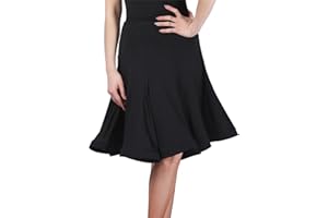 CSSOL Frau Big Swing Dance Kurzer Rock Übungskleidung Cha Cha Rumba Samba Lateinisches Tanzkleid Bühnenkostüm Wettbewerb Tanzrock