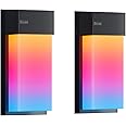 Govee Outdoor Wall Lights RGBIC, 1500LM Smart LED Wall Light with 45 Scene Modes, IP65 Waterproof for Outside Light, DIY Lighting Effects, Works with Alexa, Google Assistant and Matter, 2 Packs