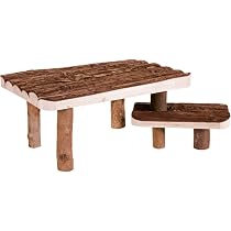 Trixie Natural Living Kooibrug – 63 X 18 X 15 Cm, Voor Konijnen, Cavia's & Fretten