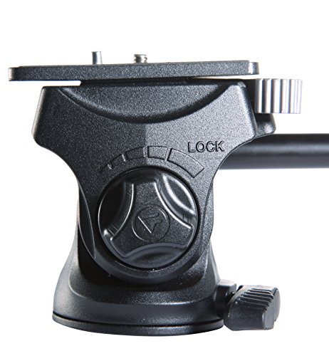 Vanguard Abeo 243AV - Trípode de Aluminio para cámara de Fotos o vídeo (con Cabezal de vídeo PH-113V)