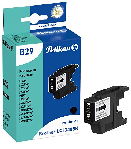 Preisvergleich Produktbild Pelikan Druckerpatrone B29 ersetzt Brother LC1240BK, Schwarz