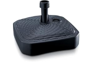 LEM Select Pied de Parasol Effet tressé Anthracite