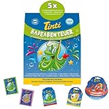 Tinti Bath Adventure BADEABENTEUER (2 x Colours, 1 x Crackling, 1 x Confetti, 1 x Bubble Bath Sachet)