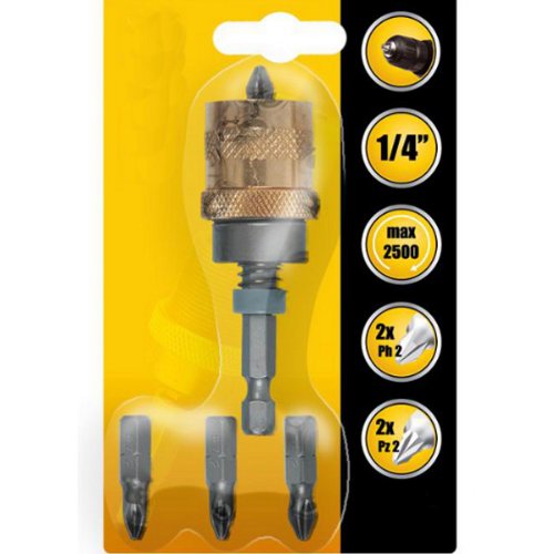 Topex 39d340 – Dornmaß-Bits mit Tiefenanschlag - 2