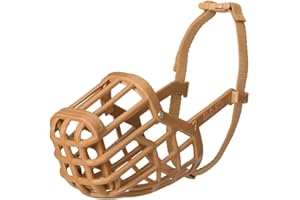 COMPANY OF ANIMALS MUSERUOLA BASKERVILLE ANTI ROVISTAMENTO, cane può respirare, ansimare e bere, impedisce di mordere e rovistare rifiuti, addestramento di cani piccoli, medi, grandi, per cani dal naso lungo (Taglia 4)