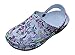 Produktbild Gartenschuhe Dynamic Damen Superleicht Hausschuhe Fashion Desing Clogs Schlappen Badeschuhe Gummi Gartenclogs Clocks (40, Bunt (Muster))