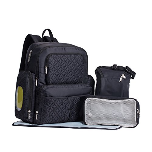 Preisvergleich Produktbild YuHan Oxford Wickeltasche, Wickelrucksack, Wickelauflage, passend für Kinderwägen