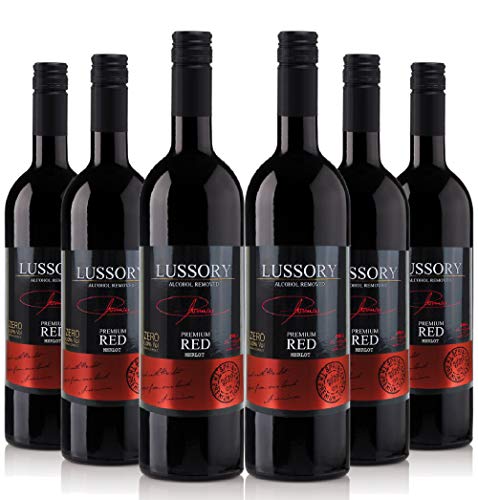 Lussory Merlot vino tinto sin alcohol caja de 6 ud