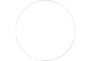 BENECREAT 1 PC Panel Redondo de Acrílico 3mm de Espesor Placa Transparente de Acrílico 300mm de Diámetro para Marco de Fotos, Letreros de Mesa, Caligrafía y Pintura