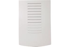 ZAMEL Sundi - Elektromechanische Kabelgebundene Türklingel 230V, Kunststoffgehäuse, Zwei-Ton Klingel, Weiß DNS-911 / N-BIA