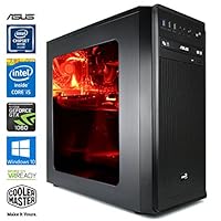 SNOGARD Gaming PC incl. Windows 10 | Intel Core i5-7600 Kaby Lake, 3GB Nvidia GeForce GTX 1060, 16GB DDR4 RAM, 240GB SSD &amp; 2TB HDD + DVD±RW • Gaming-PC Komplett System | Custom Desktop Gamer Computer