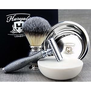 Synthetic Brush and DE Safety Razor,Bowl & Soap. - Image 2