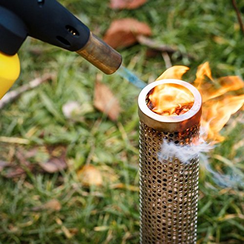 Premium Räucherröhre 30 cm – Perfekt zum Kalträuchern – Edelstahl Rostfrei – Gratis Schutztasche – Räucherbox – Tube Smoker – Pellet Smoker – Kaltrauch-Erzeuger Generator – Räuchern auf jedem Grill - 6