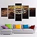 Produktbild Fbhfbh Leinwand Bilder Wohnzimmer Wandkunst Rahmen 5 Stücke   Gemälde HD Drucke Eine Besondere Ring Poster Wohnkultur-12x16/24/32inch,With frame