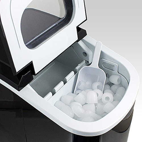 Eiswürfelmaschine Eiswürfelbereiter Eiswürfel Ice Maker Eis Maschine (Schwarz) - 6