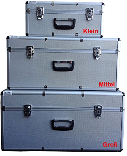 Hochwertige Transportkoffer aus Aluminium und ABS – schlagfest & ölbeständig – in verschiedenen Größen, Variante: Groß - 3
