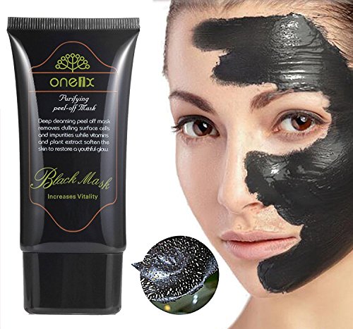 Mitesser Masken, Gesichtsmaske , Mitesser Entferner Schwarz Schlamm-Maske, Gesichtspflege Zerreißen Stil Deep Clean Mitesser Removal Reinigung Mineralschlamm Peel Off Maske (50 ml) - 2