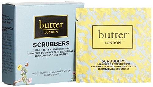 butter LONDON Nail Scrubbers Prep and Remover Wipes