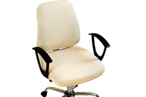 wonderfulwu Stretch Chair Covers Spandex Office Computer Chair Cover Removable Washable Rotate Swivel Chair Protective Covers