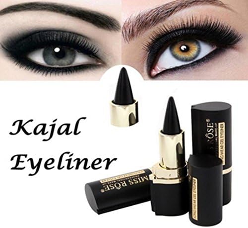Xiahbong Makeup Eyes Pencil Longwear Black Gel Eye Liner Stickers Eyeliner Wateroroof Make Up (Black)